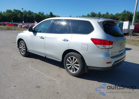 2014 Nissan Pathfinder S z USA, uszkodzony, nr VIN 5N1AR2MM0EC678090